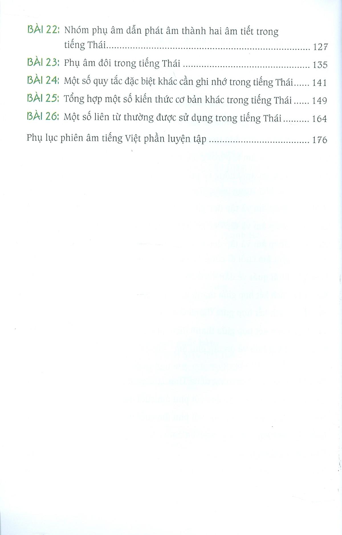 Quy Tắc Đọc Và Viết Tiếng Thái