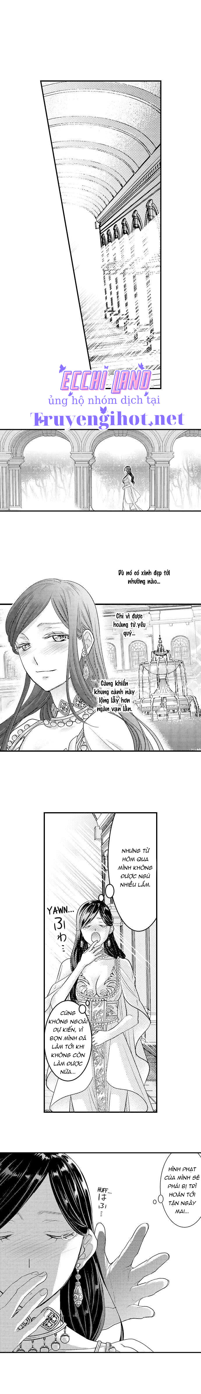 chuyển sinh vào thế giới khác ~ nếu muốn trở thành nữ hoàng hãy tìm cách để được hoàng đế sủng ái vào ban đêm chapter 33.2 3