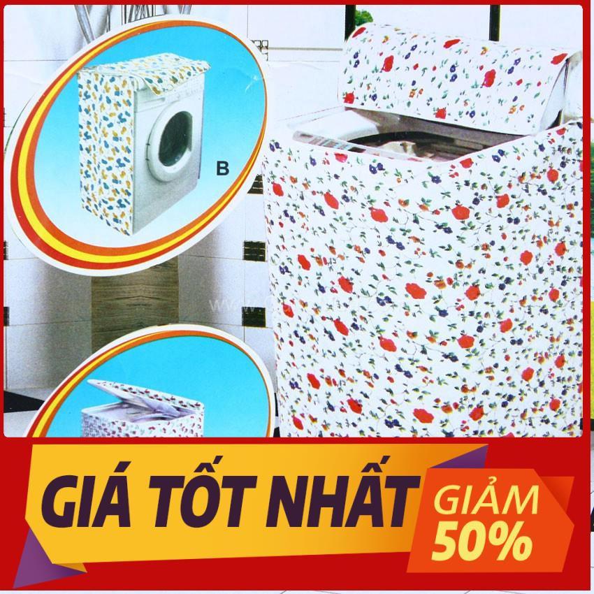 Áo trùm máy giặt vỏ bọc loại cửa trước ngang & trên đứng 7kg 8kg 9kg - vải bao chùm chống bụi