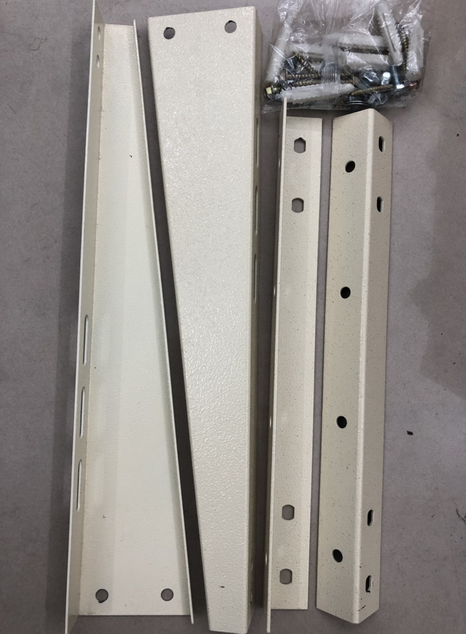Eke sắt đa năng, chân kệ sắt treo tường, giá đỡ chữ L kích thước từ 42-47-50-60cm - Hàng Chính Hãng