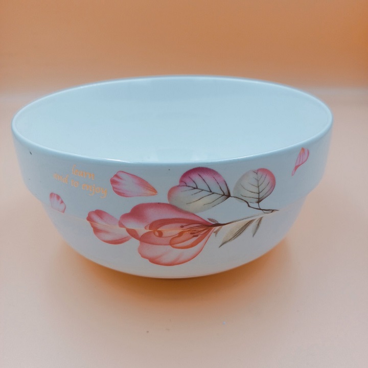 Tô Phở Có Ngấn Họa Tiết Bông Hoa Đường Kính 18 cm Cao Cấp