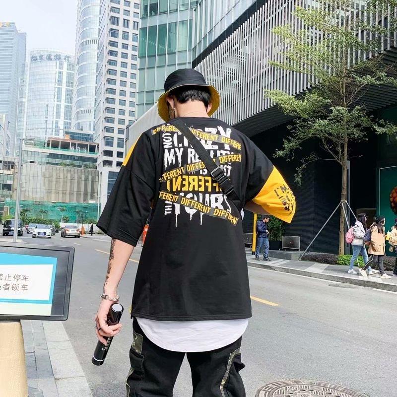 Áo Hoodie Ngắn Tay Form Rộng Phong Cách Năng Động Trẻ Trung Dành Cho Cả Nam Và Nữ 2 Màu