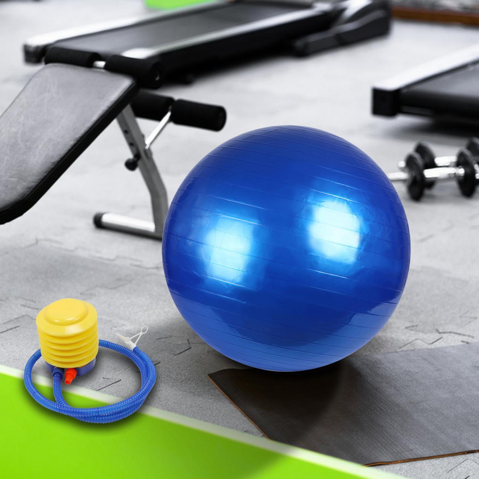 Balance Ball Chair Yoga Ball Anti Burst with Pump Heavy Duty Non Slip Stability Ball Pilates Ball for Woman, Gym, Home, Dance, Training