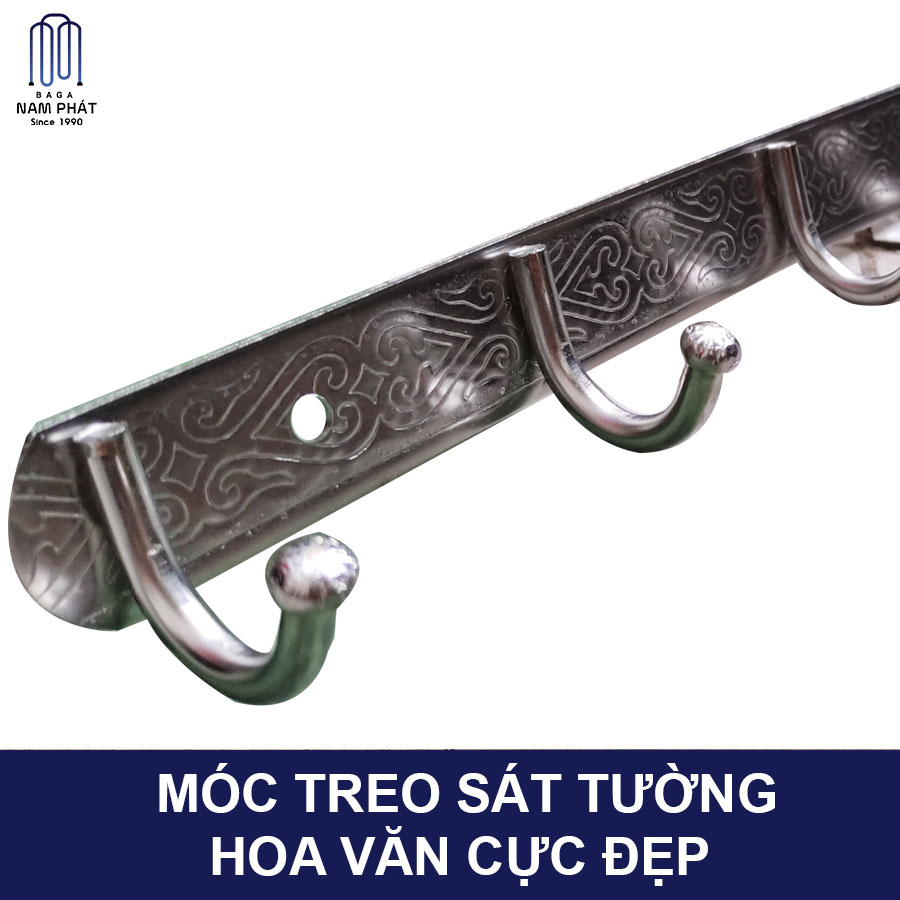 &quot;Móc treo quần áo inox 6,7,8,9,10  móc  Nam Phát  Móc đầu tròn