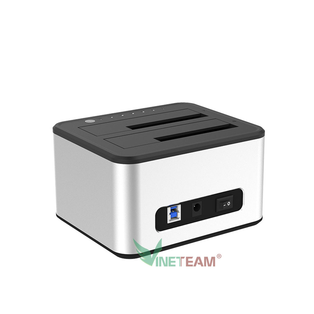 Dock cắm ổ cứng Blueendless HD07A USB3.0  Đế ổ cứng loại 2 khe cắm: 3.5&quot; và 2.5 - Hàng nhập khẩu