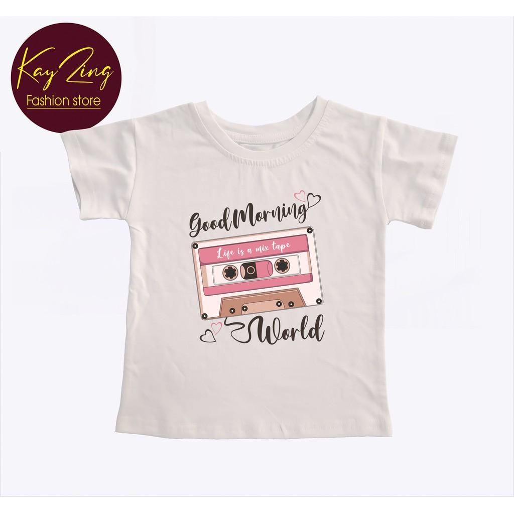 Áo Phông - Áo thun Bé Trai KAYZING Cotton 100% 4Chiều Thoáng Mát 1T-8T: Mã 002