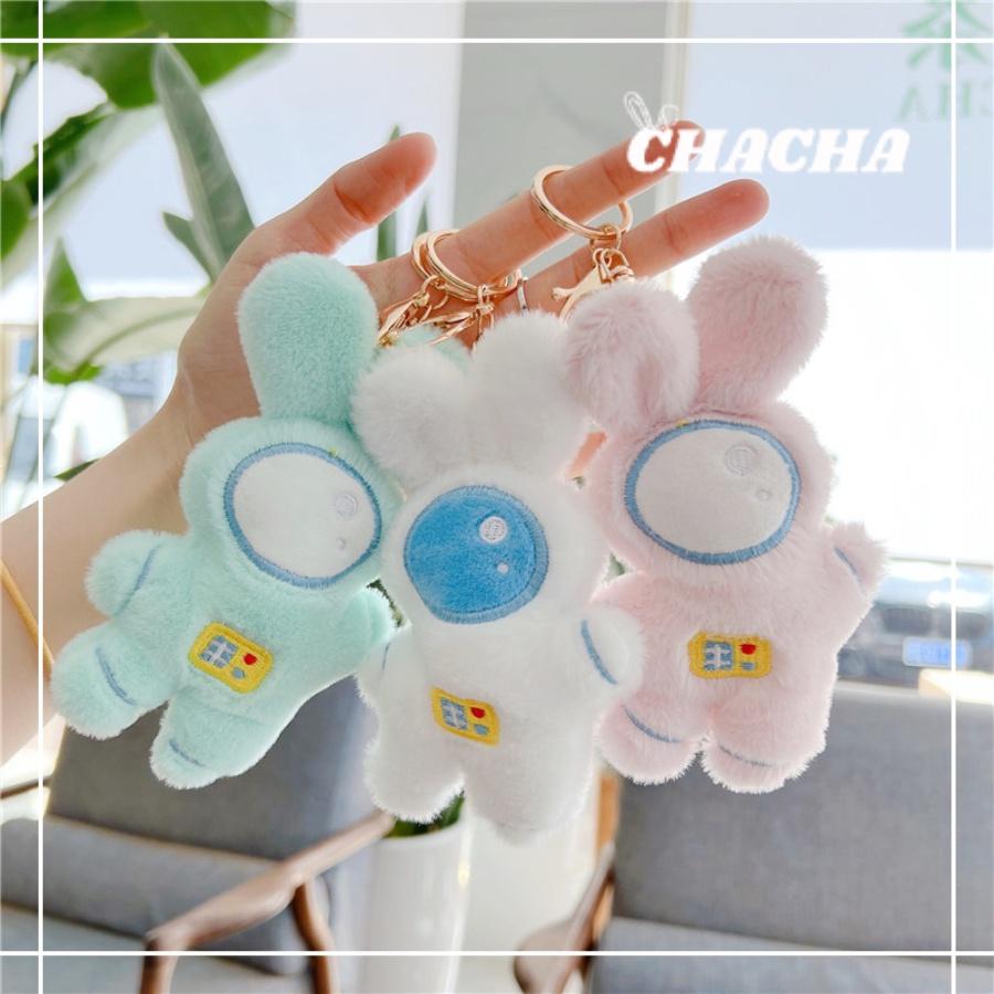 Móc khóa hình Phi hành gia Chacha Sweet cute treo balo túi xách siêu dễ thương