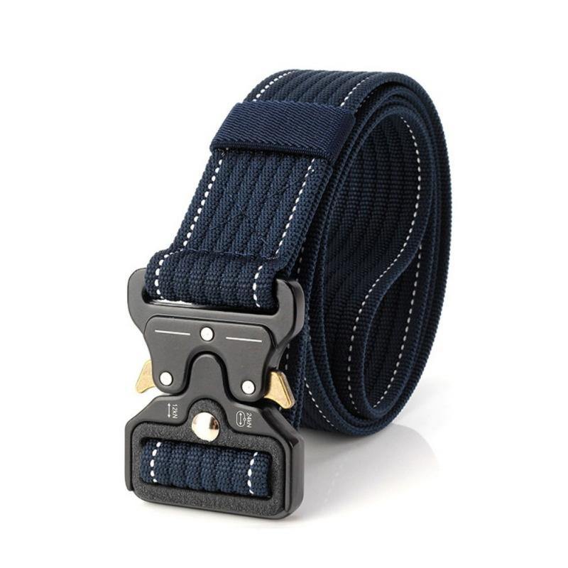 Đai Nylon Chiến Thuật Quân Đội Thắt Lưng Nam Kim Loại Cắm Khóa Quân Sự Chiến Đấu Thắt Lưng Gõ Tắt Khẩn Cấp Sinh Tồn Eo Chiến Thuật Gear