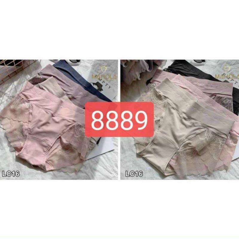Quần lót cotton phối ren cạp cao ôm bụng cho các chị diện đầm váy che khuyết điểm cực tốt