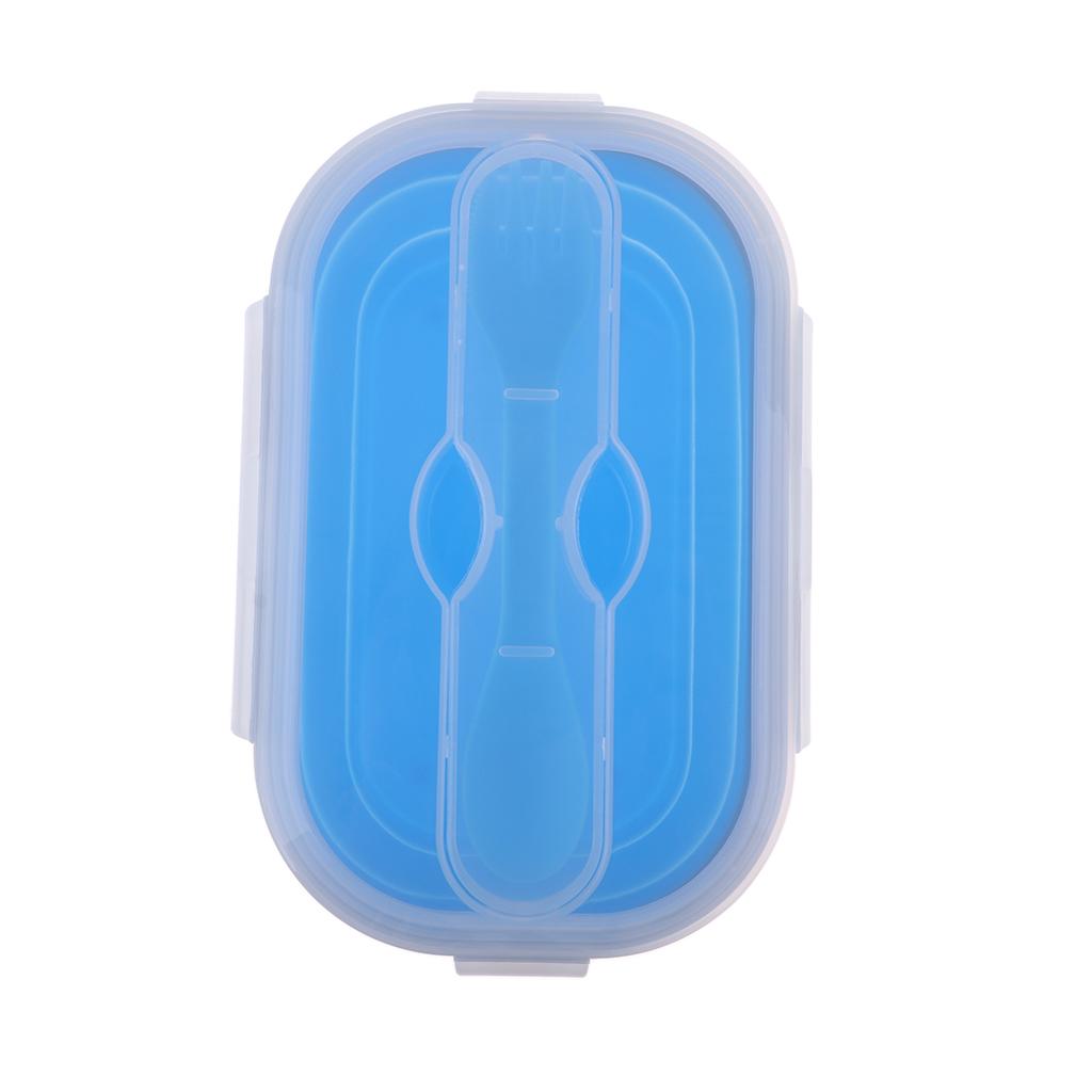 Collapsible Camping Bowl 850ml Outdoor Silicone Travel Bowl for Hiking, Lunch, Picnic Trip, Food-Grade, Space-Saving