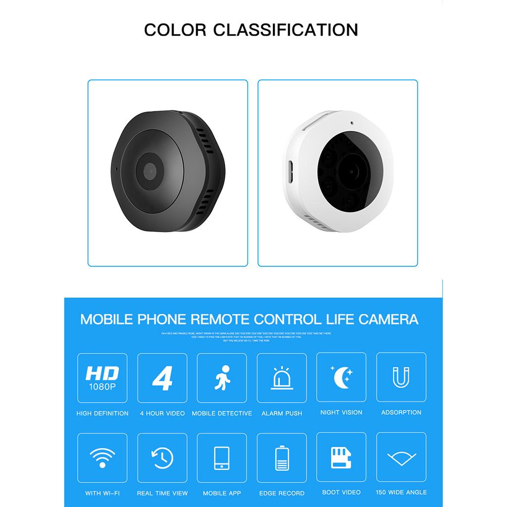 HD 1080P Góc Rộng Mini Camera Mini Camera Ghi đêm