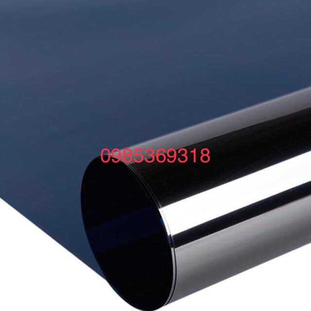 [Combo 1m*5m] Tấm Film Dán kính phản Quang cách nhiệt chống tia UV 99%, Decal dán cửa băm phòng nhà ở keo sẵn bóc ra dán