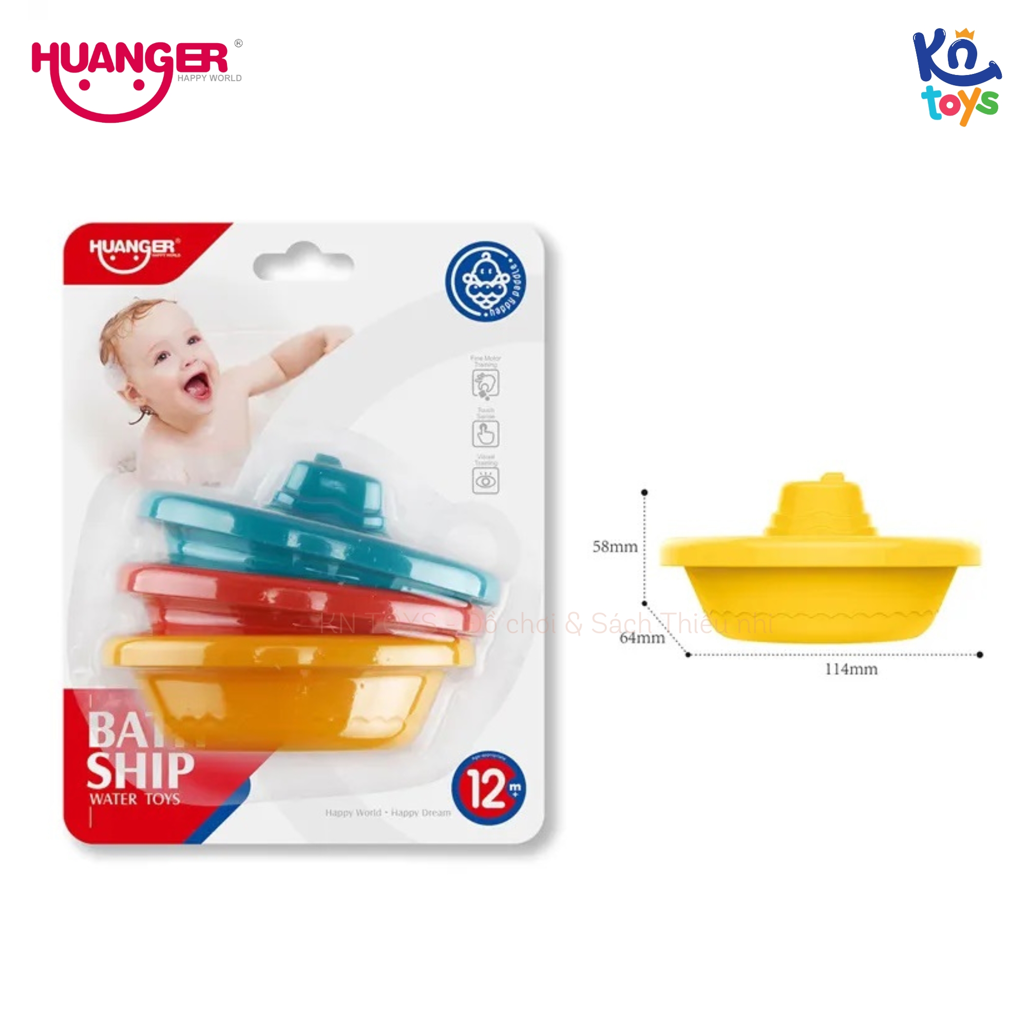 Đồ Chơi Nhà Tắm HUANGER Water Toy Cho Bé Từ 12 Tháng Tuổi