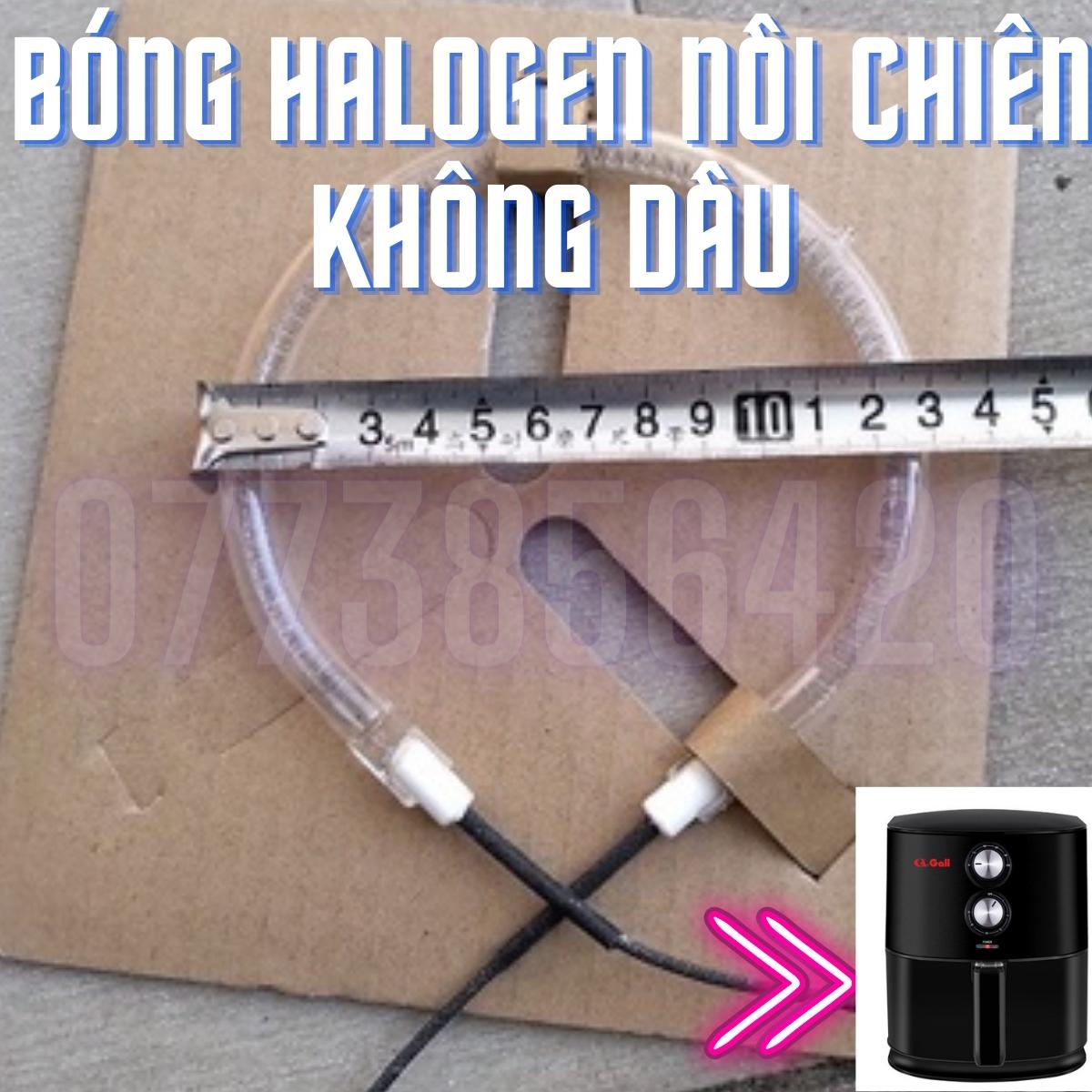 Bóng đèn dùng cho lò nướng thủy tinh công suất 1200 đến 1300w, đường kính trong 13cm, đường kính ngoài 15cm