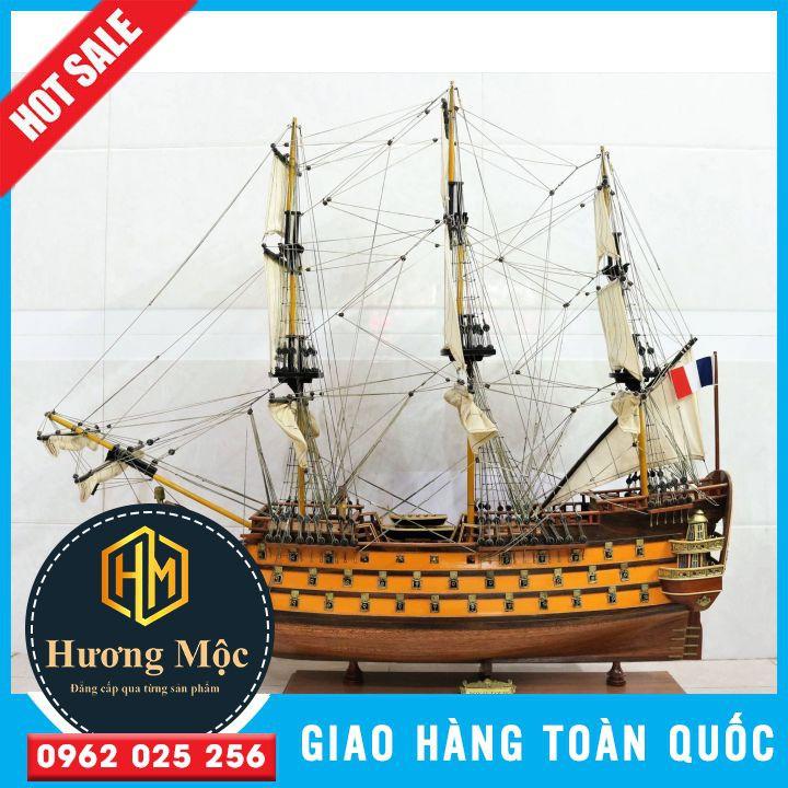 Mô Hình Thuyền Chiến Anh HMS VICTORY Dài 100cm Gỗ Muồng Sang Trọng Cao Cấp