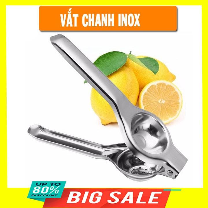 Kẹp ép chanh vắt chanh ép cam vắt cam inox cao cấp 3x7x20cm