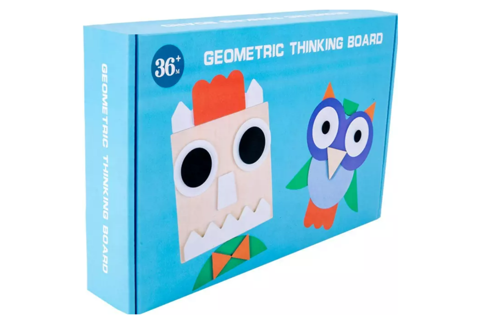 Đồ Chơi Gỗ Ghép Hình Tăng Khả Năng Tư Duy Geometric Thinking Board