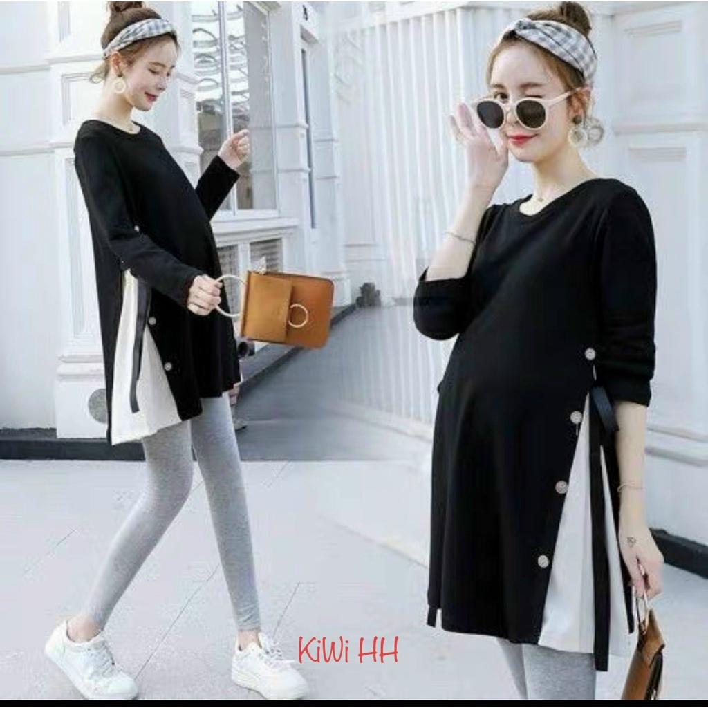 Áo Bầu Thu Đông - Áo bầu Sơ Mi Công Sở Thời Trang