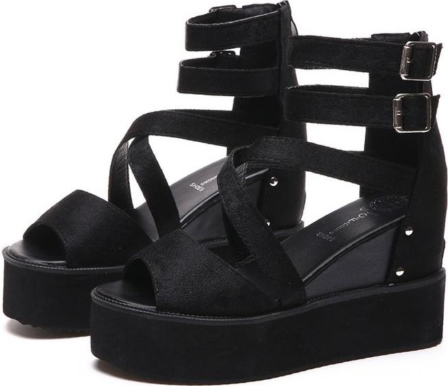 Giày Sandal đế xuồng S040D