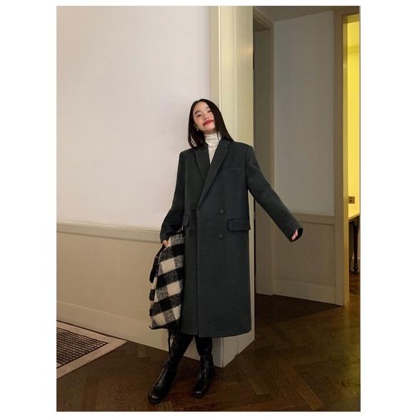 Áo khoác trendcoat dạ ép cao cấp
