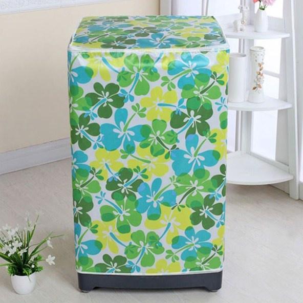 Áo trùm máy giặt Loại Tốt chất liệu Vải Trơn Dày Dặn chống thấm