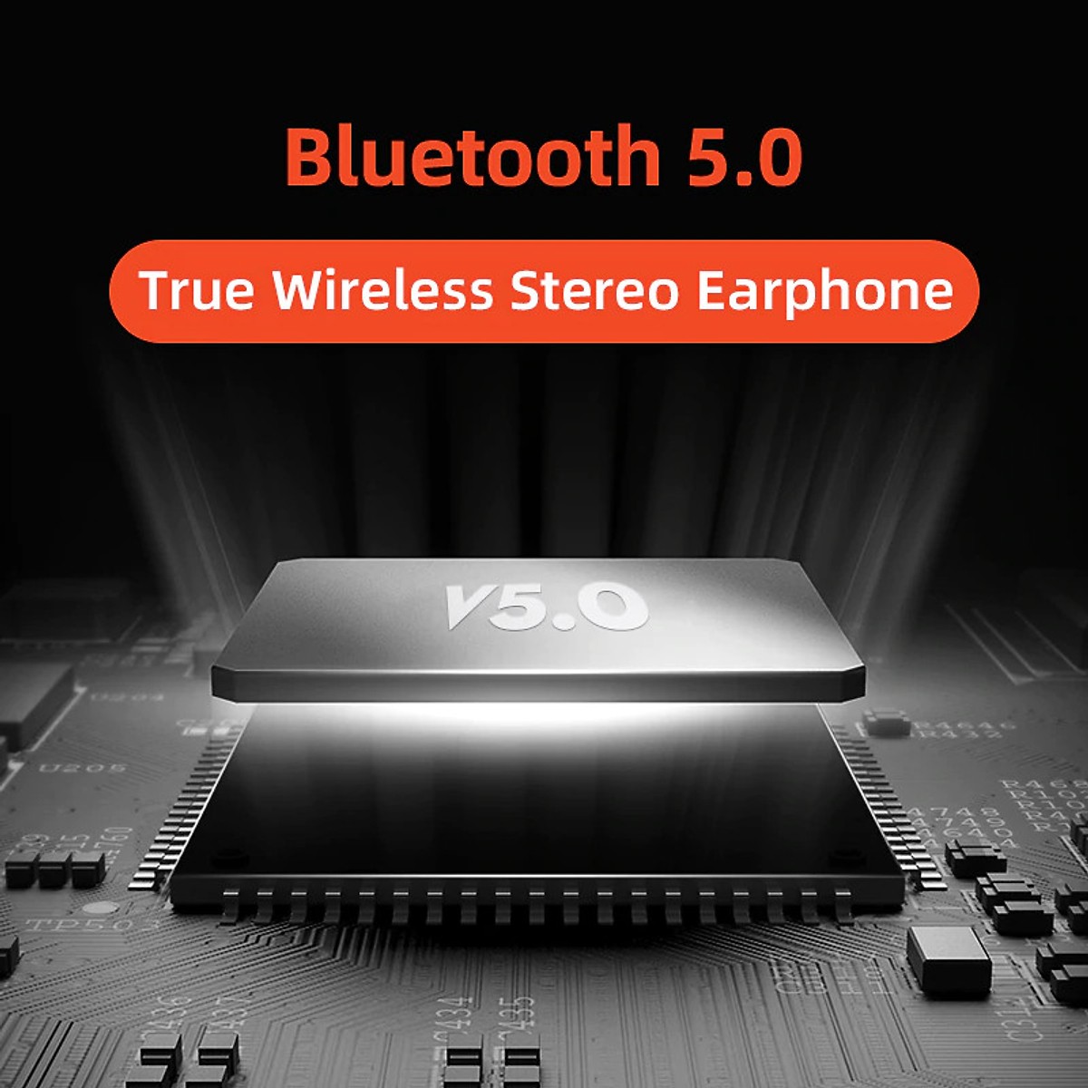 Tai Nghe Bluetooth 5.0 Đàm Thoại Không Dây True Wireless QCY T3 Có Dock Tự Sạc Thế Hệ Mới - Hàng chính hãng