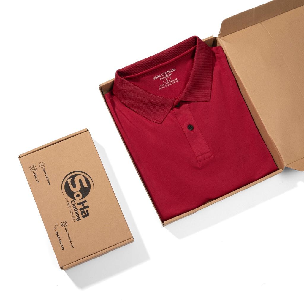 Áo Thun Polo Nam Basic cổ bẻ vải Cá Sấu cao cấp chuẩn form, Áo Trơn Basic –SoHa Clothing