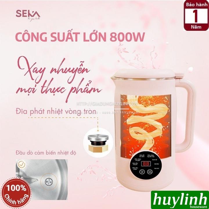 Máy làm sữa hạt mini SEKA SK320 PRO - 1.2 lít - 800W - 5 chức năng - Hàng chính hãng