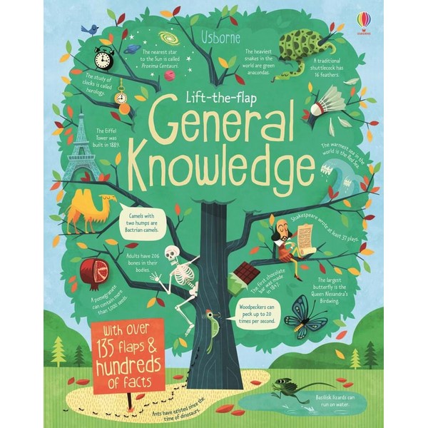 Sách tương tác tiếng Anh - Usborne Lift-the-flap General Knowledge