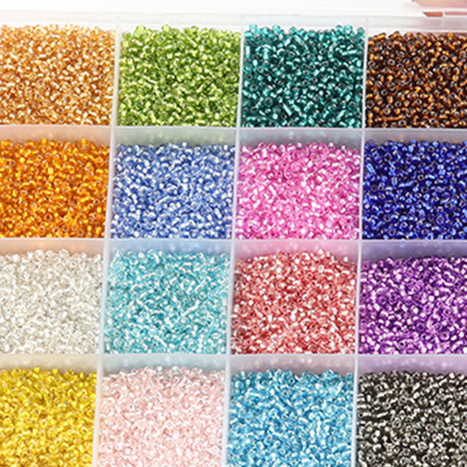 2300x Glass Seed Beads  Beads Multicolor Jewelry Making for Art Children