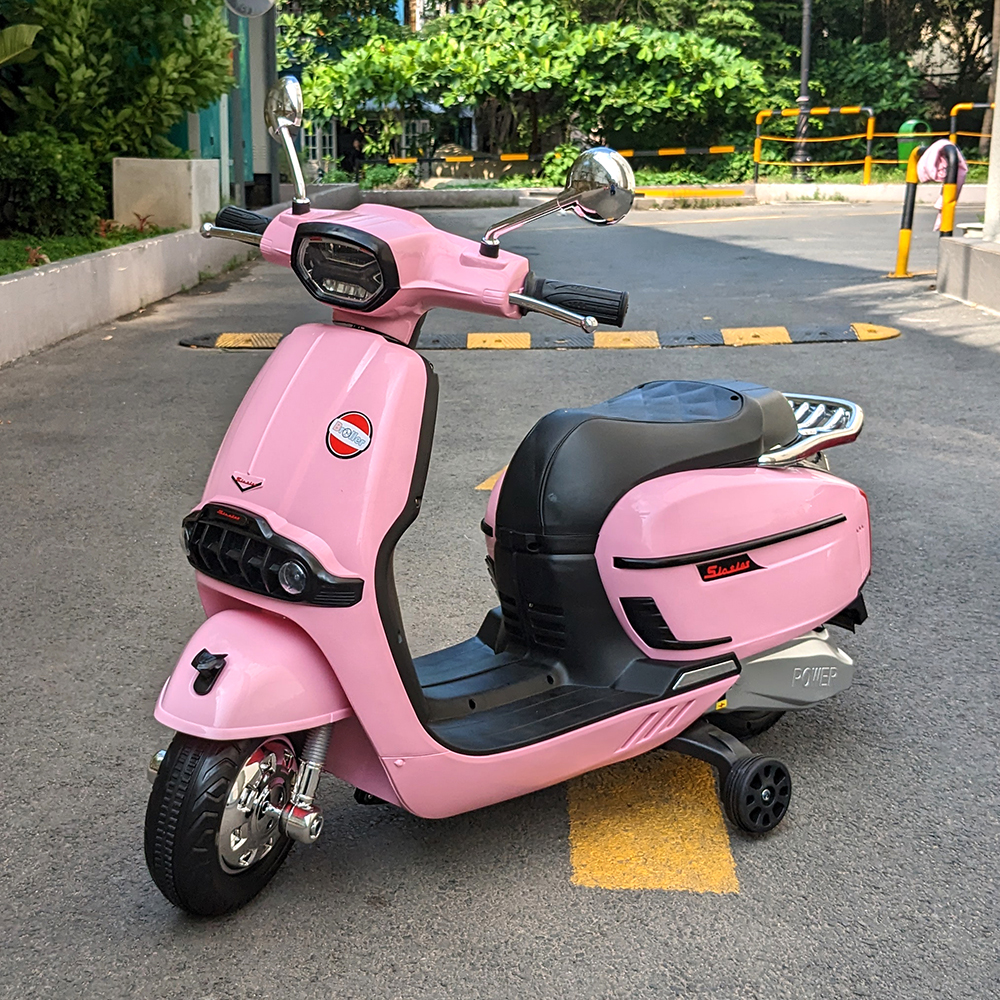 Xe máy điện Vespa cho bé BABY PLAZA T08