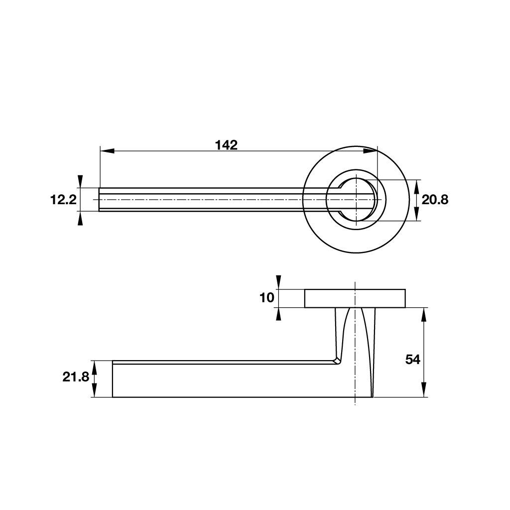 TAY NẮM CỦA PHÒNG HAFELE ONE/903.99.329 - HÀNG CHÍNH HÃNG