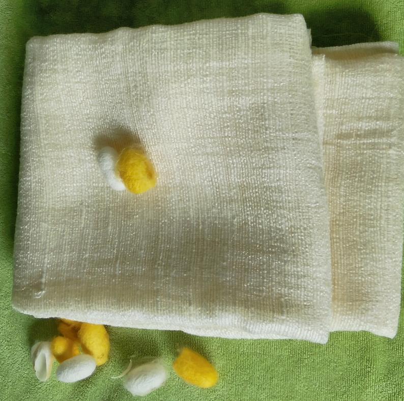 Khăn tắm đũi tơ tằm cao cấp- Hight quality raw silk towel