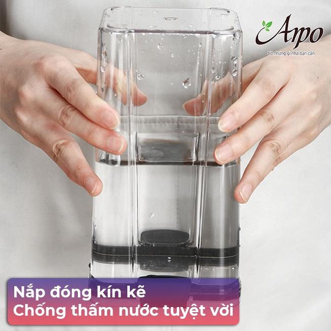 Hộp Nhựa Đựng Ngũ Cốc, Đồ Khô Trong Nhà Bếp Với Nắp Đậy Kín Khí - Hộp Bảo Quản Trong Suốt