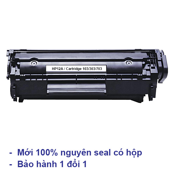 Hộp mực 12A (hàng nhập khẩu) dùng cho máy in Canon LBP 2900, 3000 - HP Laserjet 1020, 1022, MF4320d, MF4350d - Cartridge Q2612A