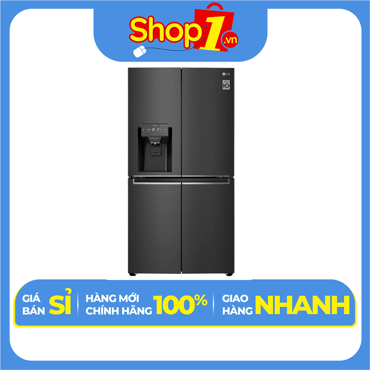 Tủ Lạnh LG Inverter 494 lít GR-D22MB - Hàng Chính Hãng - Chỉ Giao Hà Nội