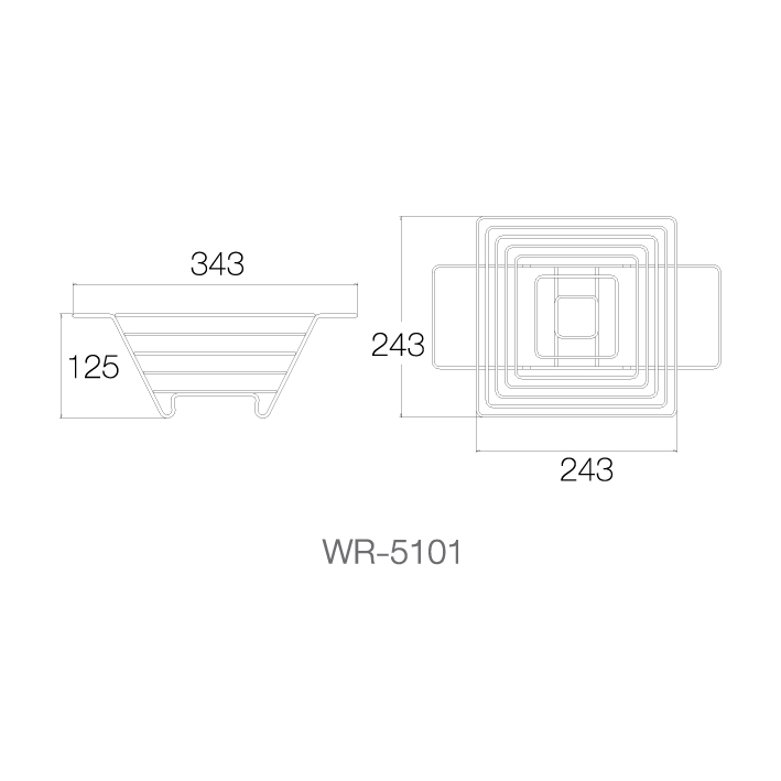 WR-5101 - Rổ đựng trái cây - SUS 304