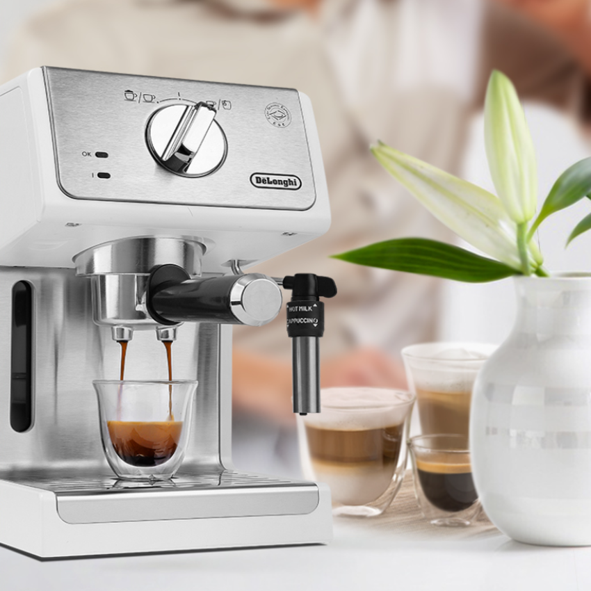 Máy pha cà phê Espresso Delonghi ECP35.31.W - HÀNG NHẬP KHẨU