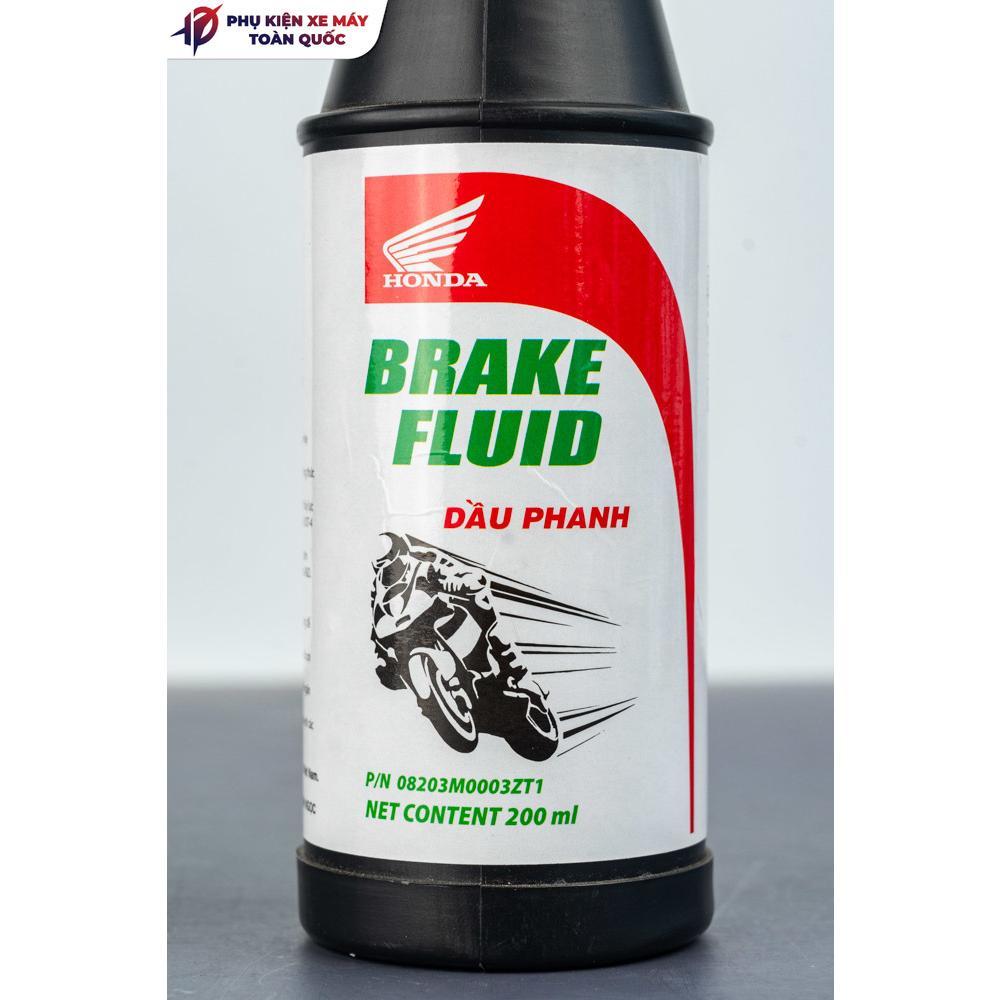 Dầu Thắng (Phanh) DOT 4 Chính Hãng Honda Chai 200ml - Dành Cho Xe Máy