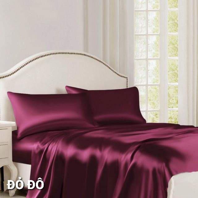 Trọn bộ chăn ga phi lụa Thái Tuấn loại 1 cực kì sang chảnh - NEMTOTBEDDING