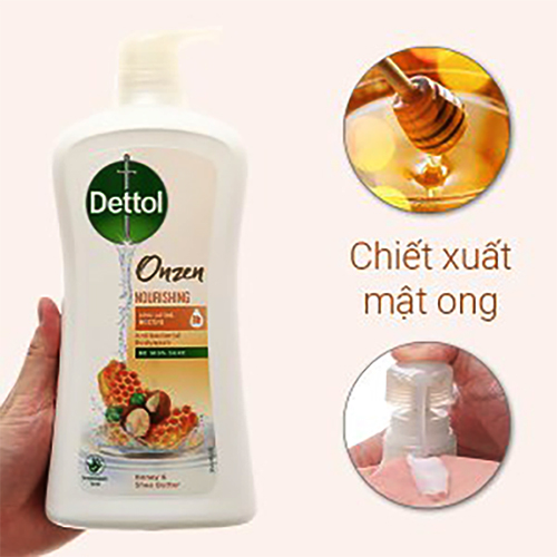 Sữa Tắm Dettol Diệt Khuẩn Bơ Hạt Mỡ và Mật Ong 950G