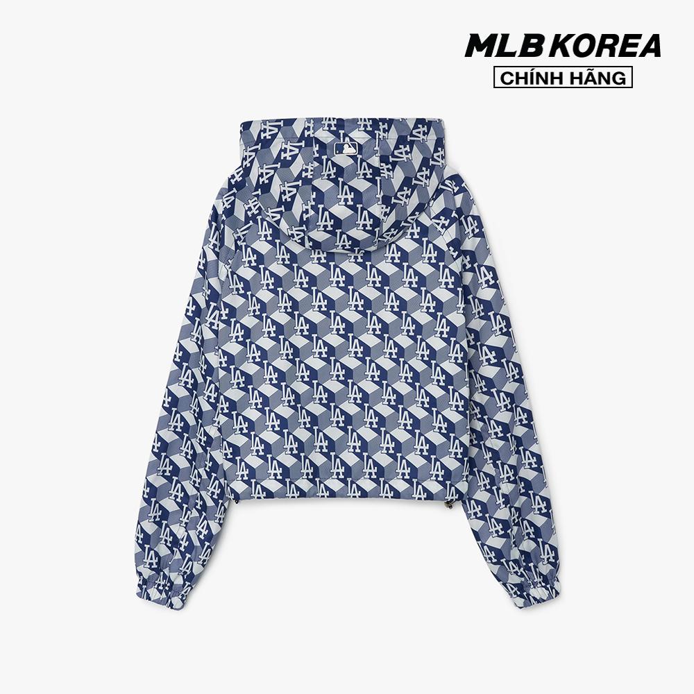 MLB - Áo khoác nữ phối mũ Cube MONOGRAM Allover Woven 3FWJM0431