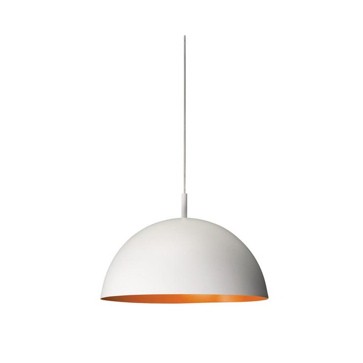 Đèn thả trang trí bàn ăn, nội thất mũ cối lòng vàng - Tặng kèm bóng LED