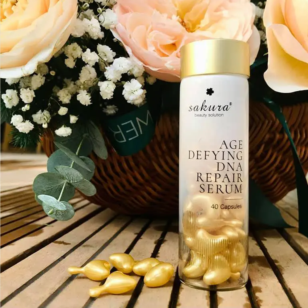 Serum dưỡng da chống lão hóa Sakura Age Defying DNA Repair Serum 40 viên