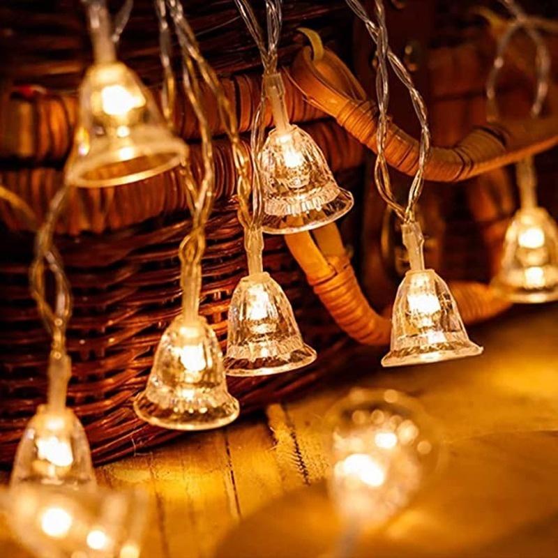 Dây đèn LED 10 bóng nhiều màu sắc trang trí giáng sinh