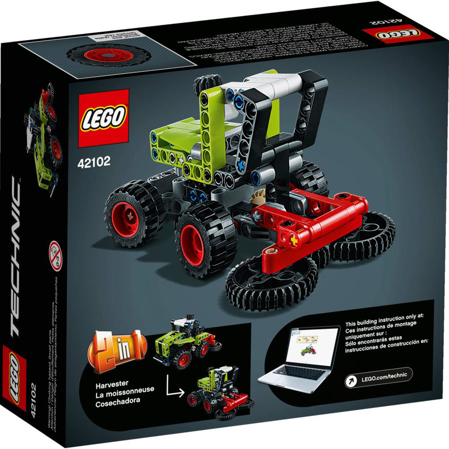 Đồ chơi lắp ráp Lego Technic 42102 - Máy kéo Claas Xerion