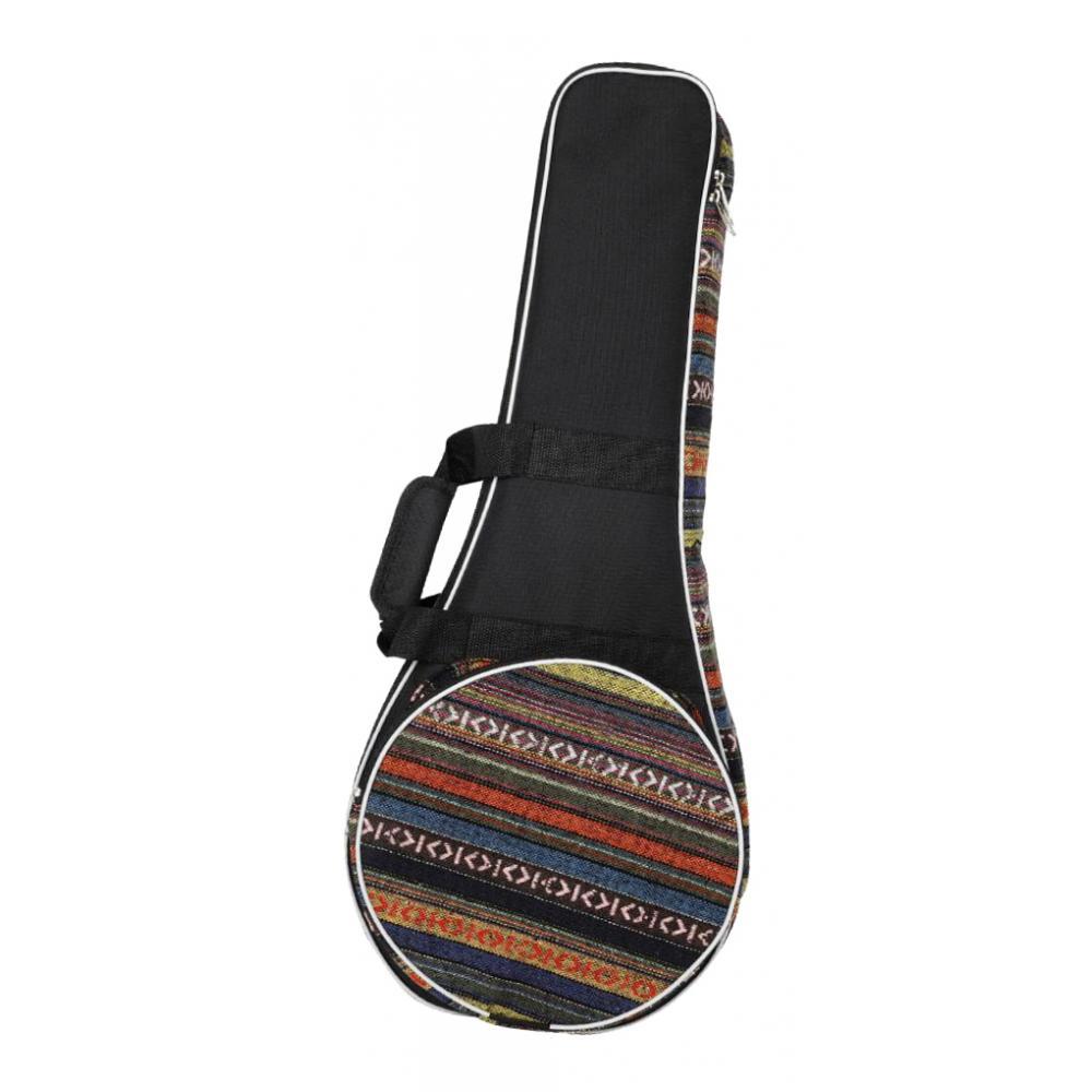 Nặng Đàn Mandolin Túi Có Lót Đệm Vải Oxford Ajustable Dây Đeo Ba Lô