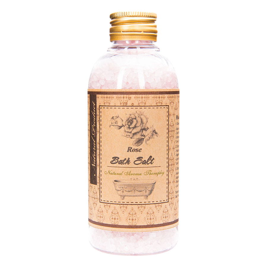 Muối ngâm hoa hồng tặng xơ mướp - Rose Bath Salt