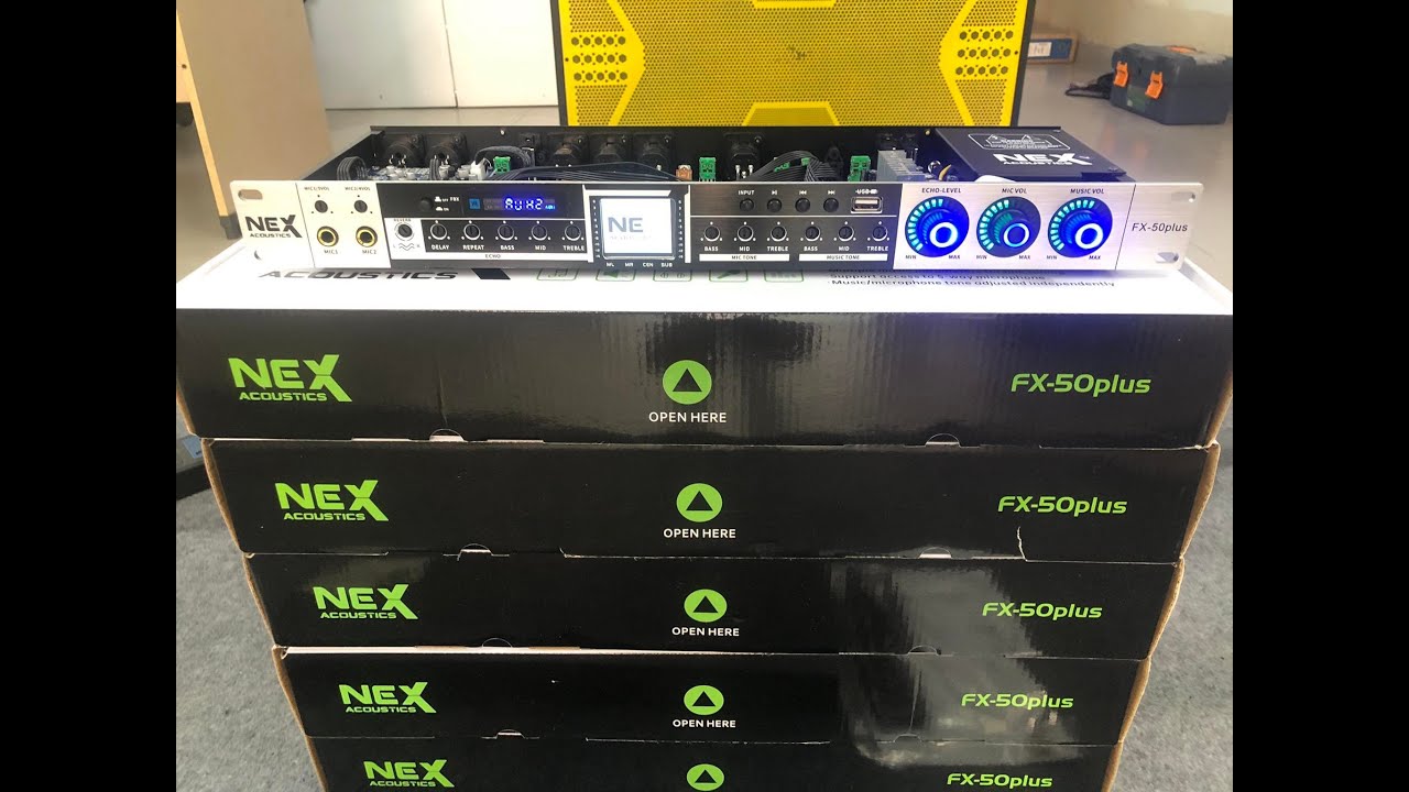 Vang Cơ Nex FX-50 plus, xử lý âm thanh hoàn hảo