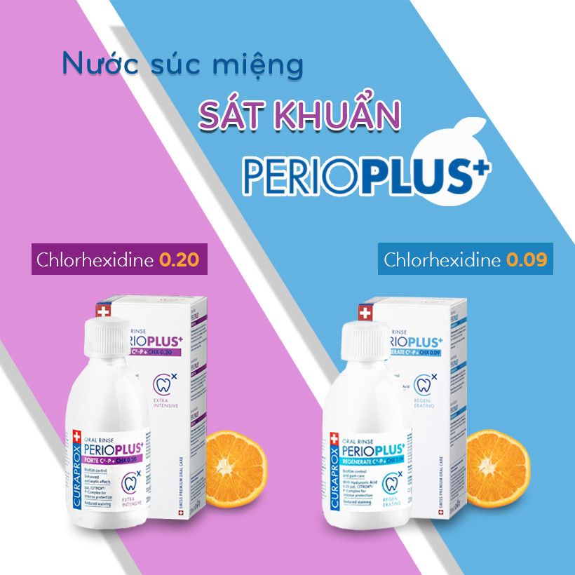 Nước súc miệng sát khuẩn Curaprox Perio Plus